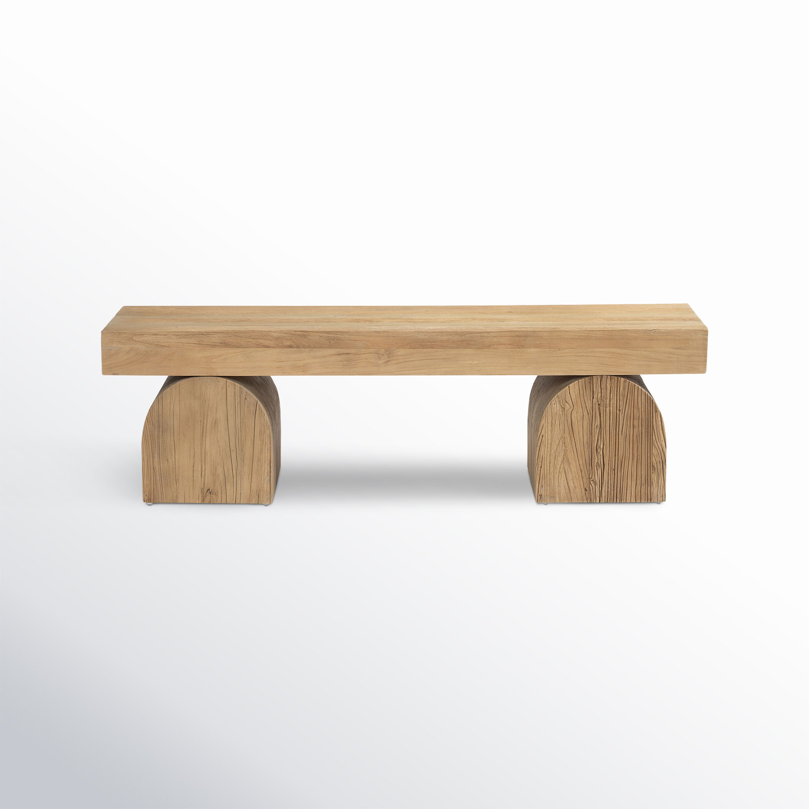 Francois 60" Entryway Bench, Reclaimed Natural Elm