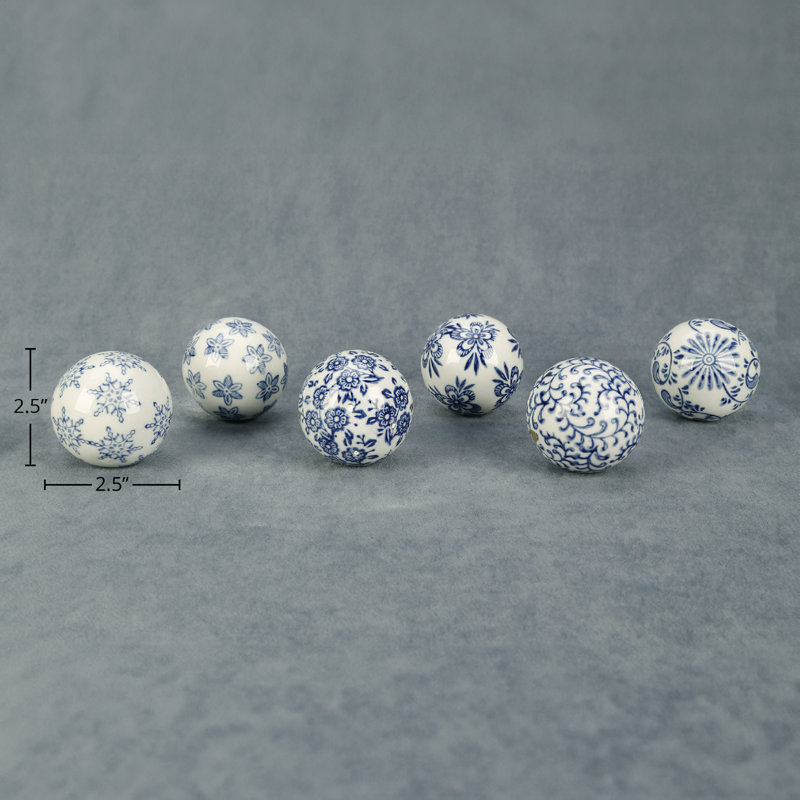 Gomidas Decorative Balls Sculpture 6-Piece Set
