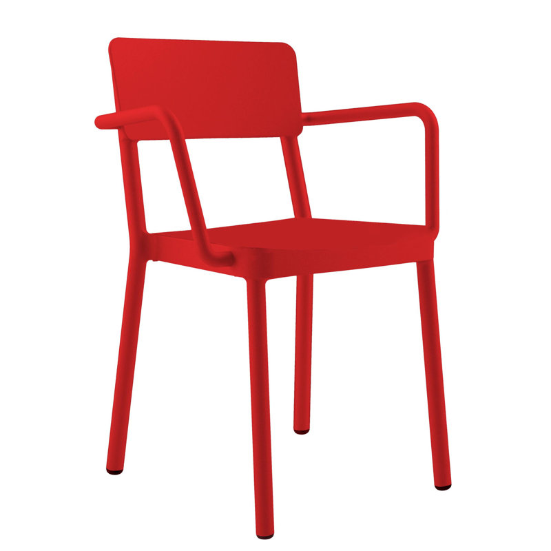 Lisboa Outdoor Dining Armchair, Red