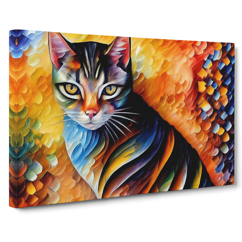 Cat Vol.7 Abstract - Wrapped Canvas Print