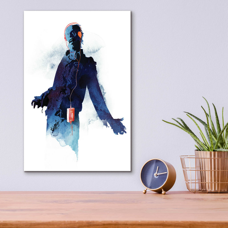 " Walkman Dead " by Robert Farkas, 16" H x 12" W