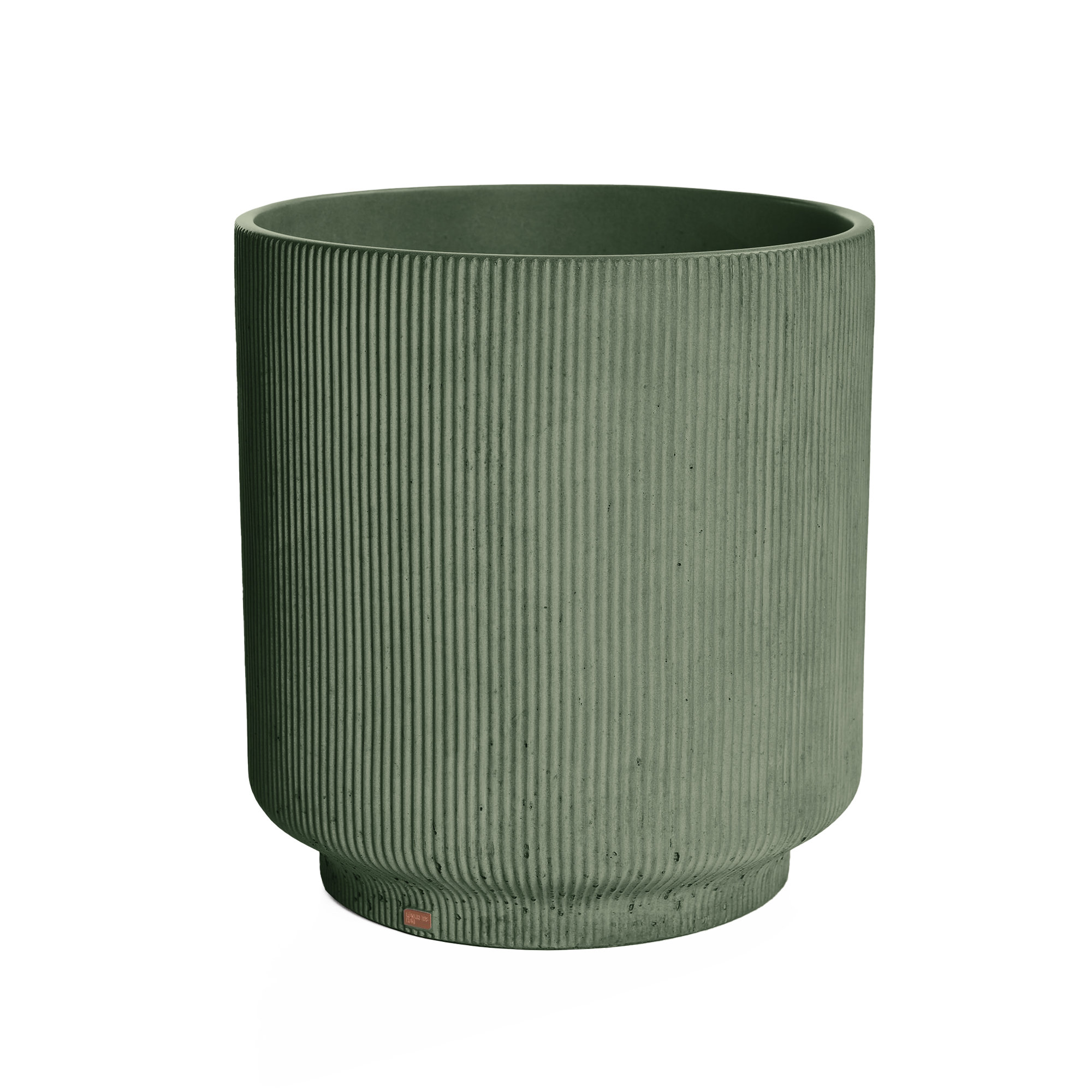 Lotus Concrete Handmade Bathroom Sink, Amazonic Green