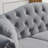 Meghans Chesterfield Sofa for Living Room, Sofa Tufted Couch with Rolled Arms and Nailhead for Living Room, Bedroom, Office, Apartment, two pillows-1012122543-1020919230