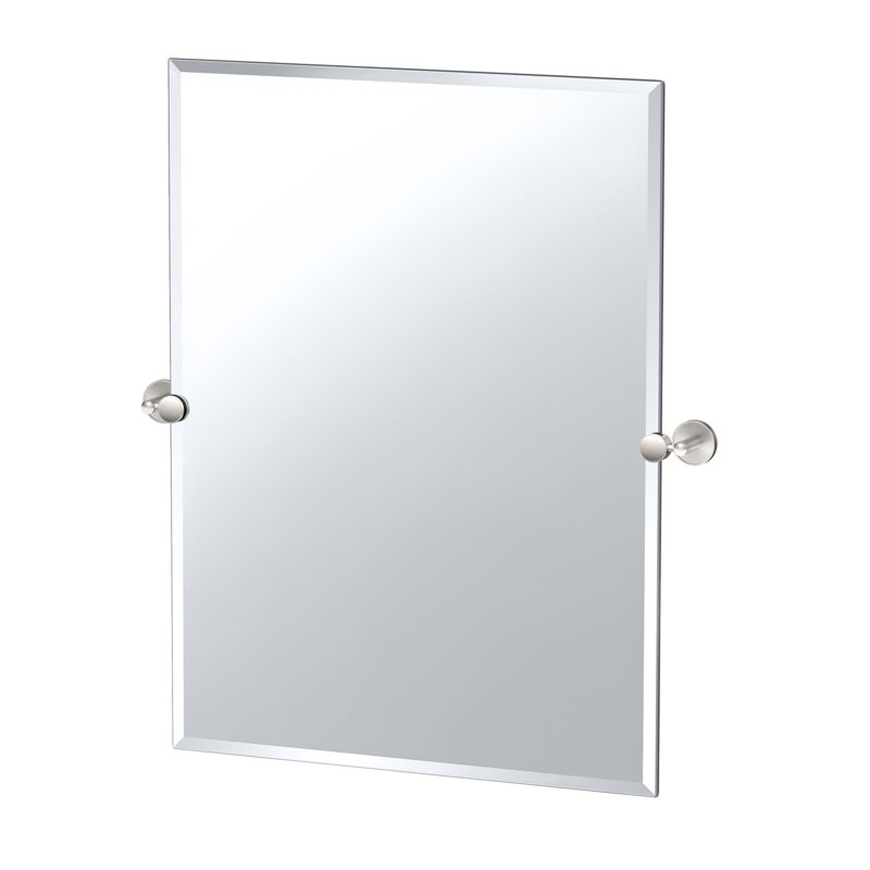 Miroir Sky Sky, 31,5 po x 27,38 po, Nickel satiné