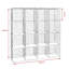 Ibanez 144cm H x 144cm W Iron Cube Bookcase