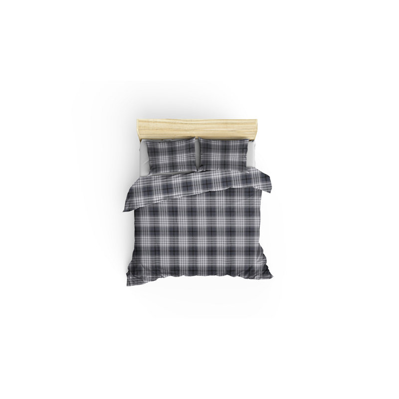 Ensemble de housse de couette Summer, Bleu, Housse de couette 87 po x 87 po + 1 taie d'oreille