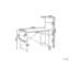 Metal Base Writing Desk