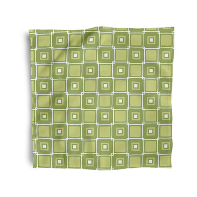 Krut Polyester Geometric Square Napkin