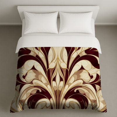Housses de couette à motif tourbillon floral