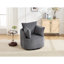 Chaise pivotante rembourrée en velours côtelé-760106811