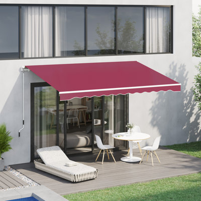Manual Retraction Slope Patio Awning