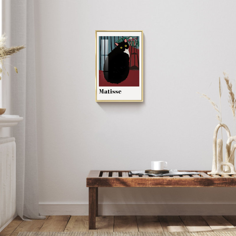 Art Matisse, Or, H 16 po x l 12 po x P 1 po