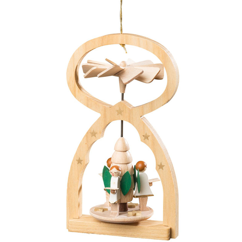 Mini ornement pyramidal ange choir Richard Glaesser