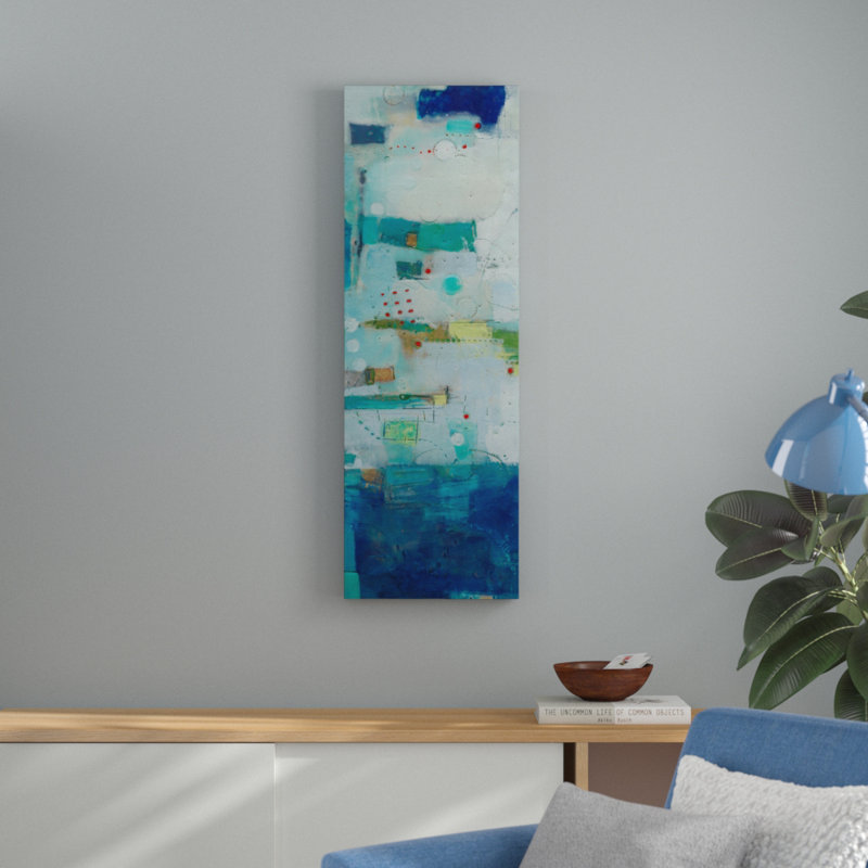 Crore I par Sue Jachimiec - Peinture sur toile, H 47 po x l 16 po x P 2 po