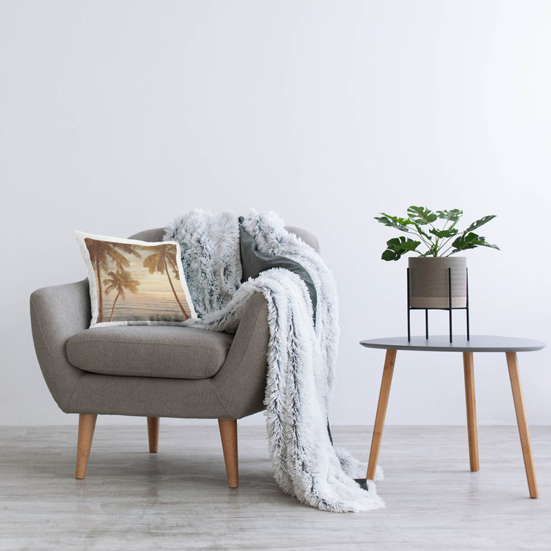 Polyester Throw Square Pillow Cover & Insert