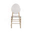 Ensemble de 2 chaises empilables en acrylique