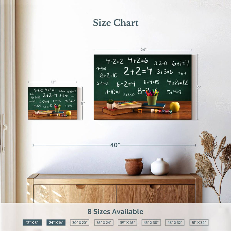 Keiri Math Classroom, H 16 po x l 24 po