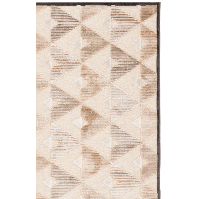 Haileymarie Paradise Performance Geometric Rug, Rectangle 4' x 5'7"