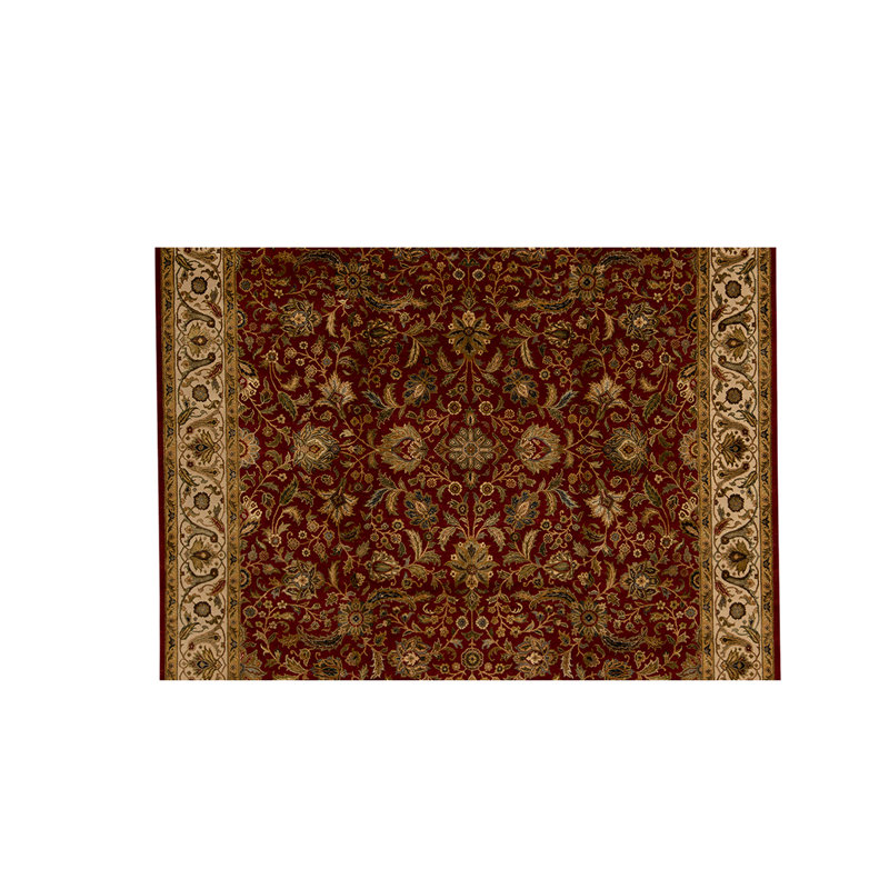 Oriental Area Rug in Wine/Ivory