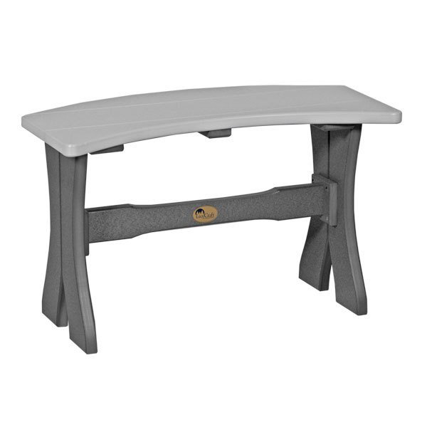 Banc de pique-nique en plastique Aiko Classic, Gris colombe / ardoise