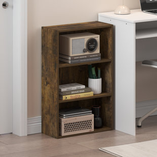 Furinno Basic 3-Tier Open Shelf Bookcase, Bookshelf, Storage Organizer