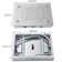 Rain Fixed Shower Head 2.5 GPM GPM with Self-Cleaning