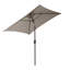Parasol de marché carré 6 pi 6 po x 6 pi 6 po avec base Helland-84993286