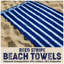 Premium Cotton Rich Velour Beach Towel, Soft Touch, Quick Dry & Highly Absorbent Towelette for Pool & Beach, 100x180 cm-100057409