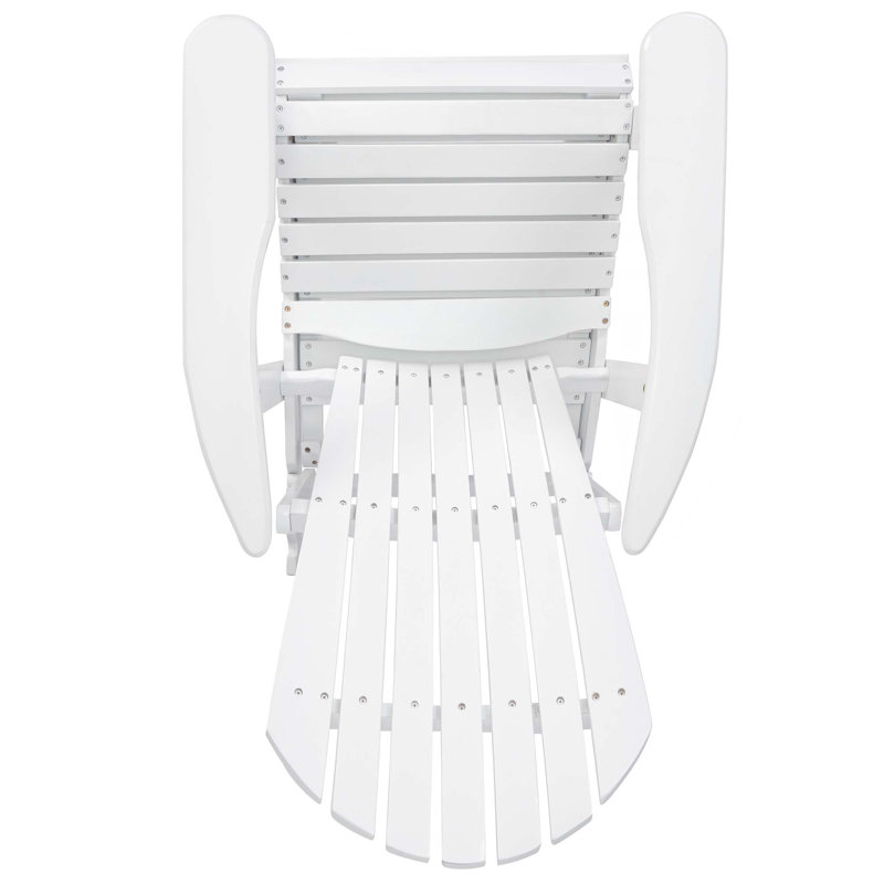 Chaise Adirondack, chaises d'extérieur pour l'extérieur, Blanc