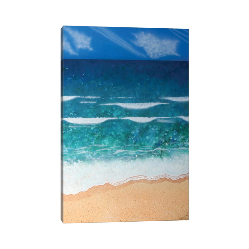 Seascape Abstract I by Fred Odle - Wrapped Canvas Gallery-Wrapped Canvas Giclée, 20.32 cm H x 30.48 cm W