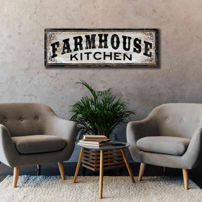 'Farmhouse Kitchen' by Cindy Jacobs, Canvas Wall Art