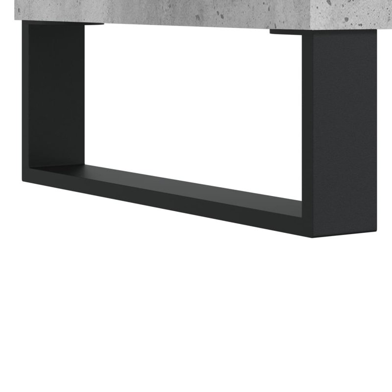 Ayluardo Sled Coffee Table with Storage, Concrete Grey