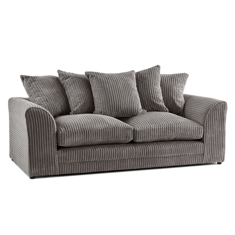 Brohdy Corduroy Sofa, Grey