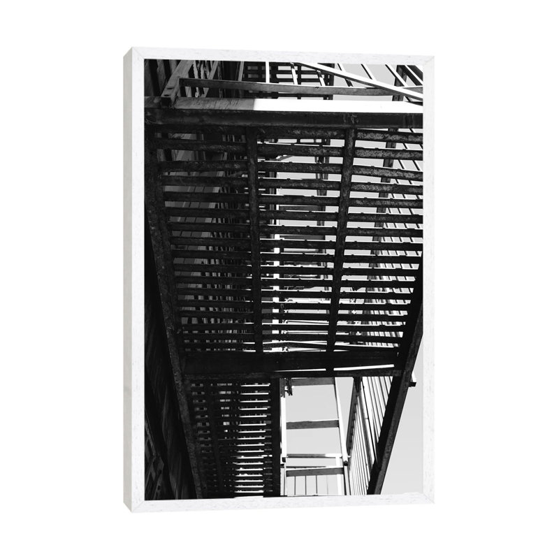 San Francisco XV by Bethany Young - Print on Canvas, White Framed, 66.04cm H x 45.72cm W x 3.81cm D