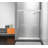 54.33" - 60" W x 76" H Double Sliding Semi-Frameless Shower Door-85752645