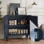 Buffet 31,5 po avec pieds en bois massif-123492157