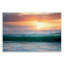 Coucher de soleil et plaque murale vue des vagues, design par Dennis Frates-534028399