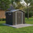 Metal Garden Sheds 11.2Ftx10.6Ft Outdoor Storage Sheds Grey With Window-117289554