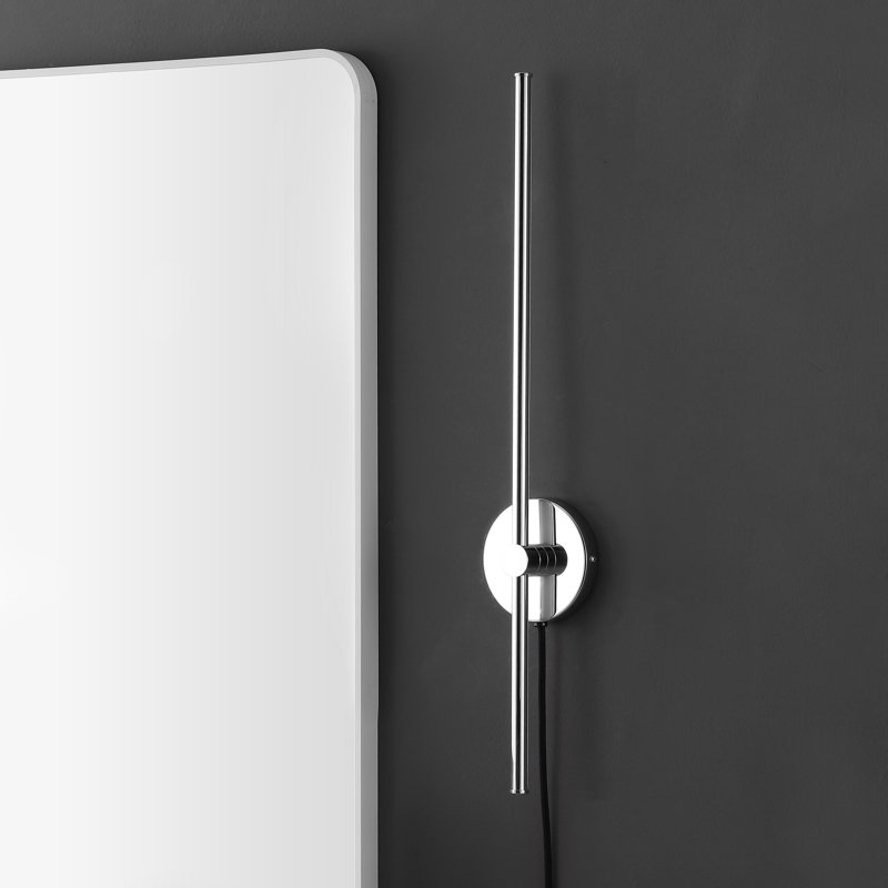 Applique murale enfichable Bollman, Chrome