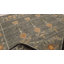 Rug & Kilim’S Block Print Rug, Teal And Gray Tones With Whimsical Floral Pattern-57733036