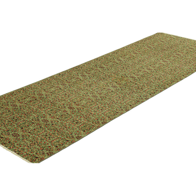 One-of-a-Kind 3'4" X 9'8" Hand Knotted Area Rug