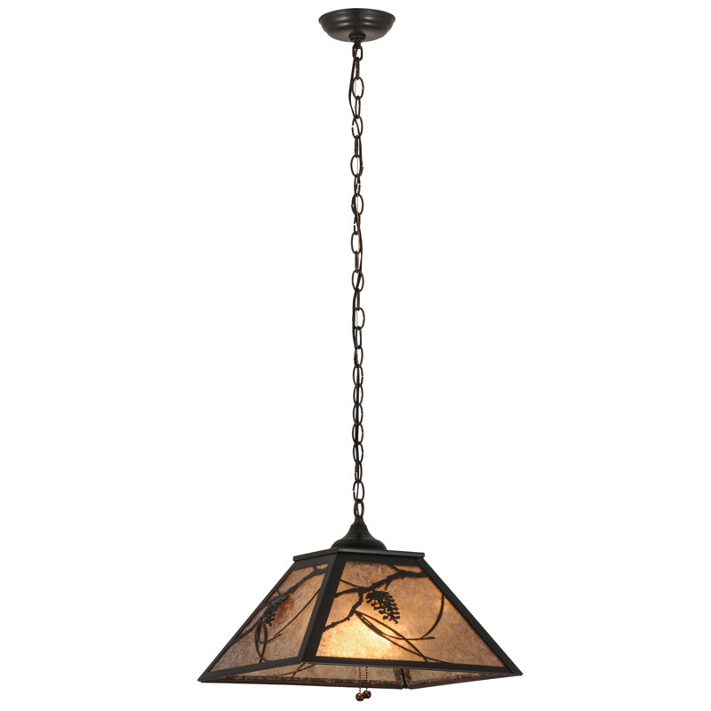 Rustic Lodge 2 - Light Pendant, Silver, Timeless Bronze