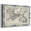 Carte du Canada bordée - Toile tendue avec châssis-1915085547