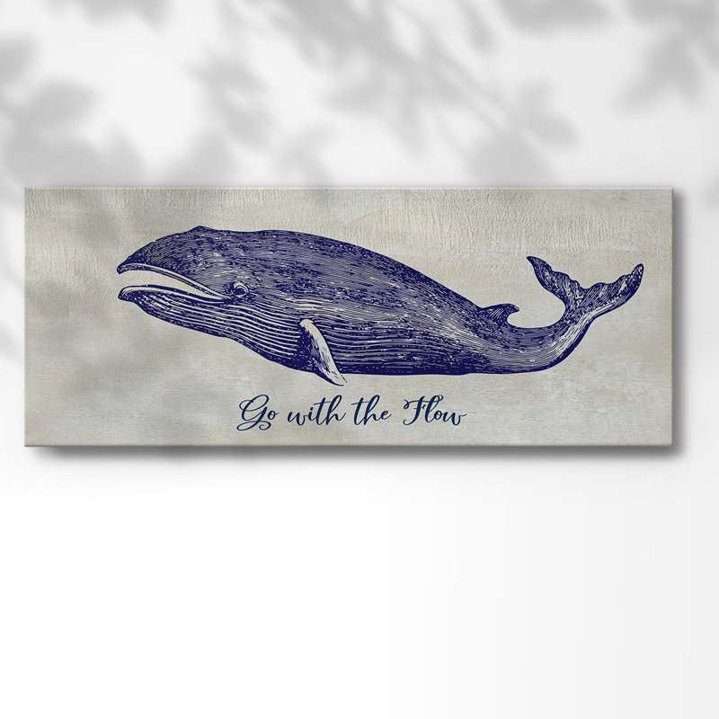 Go With The Flow sur toile, H 8 po x l 20 po x P 1,5 po