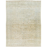 Antique One Of A Kind One-of-a-Kind 10'4" X 13'6" Hand Knotted Area Rug
