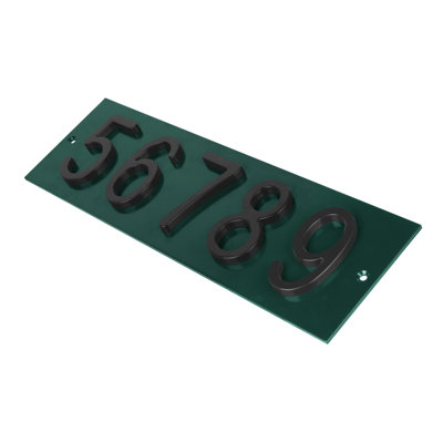 Plaque d'adresse horizontale Amgo