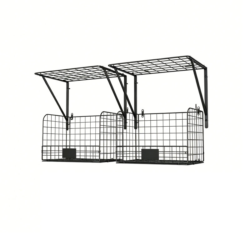 35cm W Metal Wall Mounted Shelving Unit
