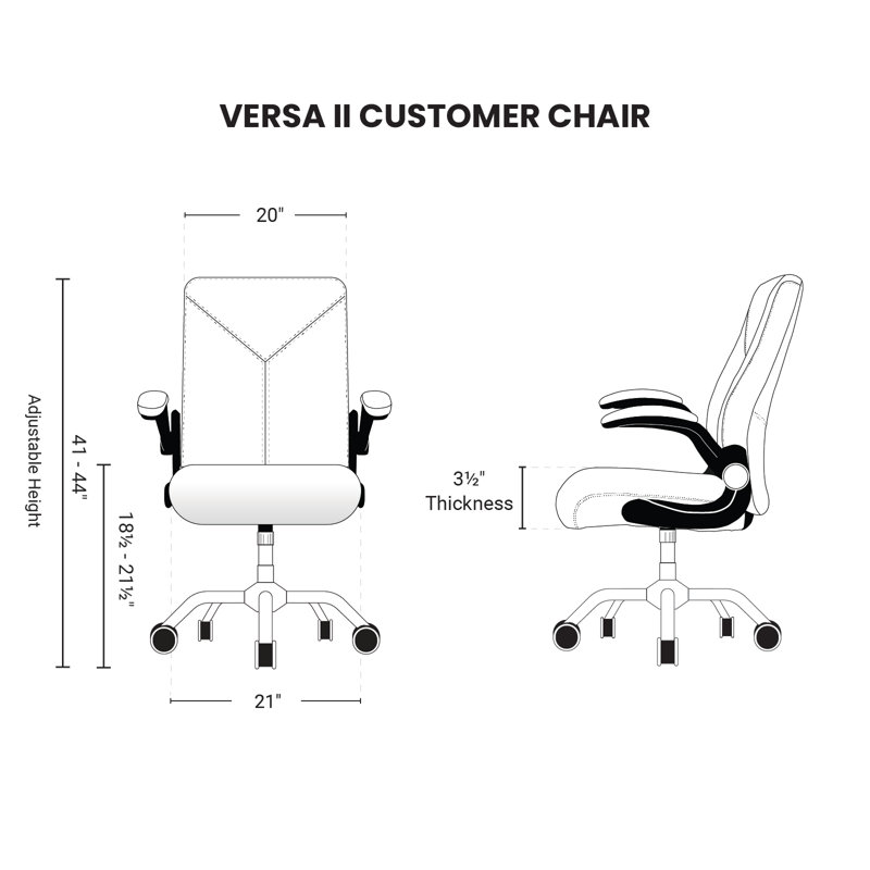 Moazami Office Chair, Gray