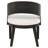 Leandro Upholstered Dining Arm Chair Cream (Set of 2)