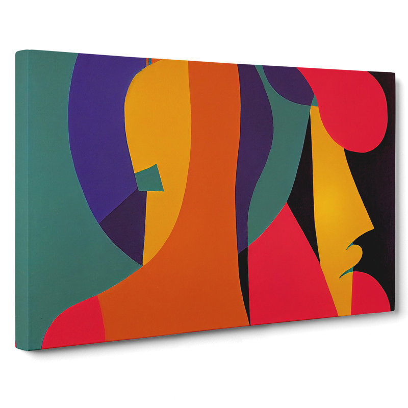 Flowing Modern Abstract - Wrapped Canvas